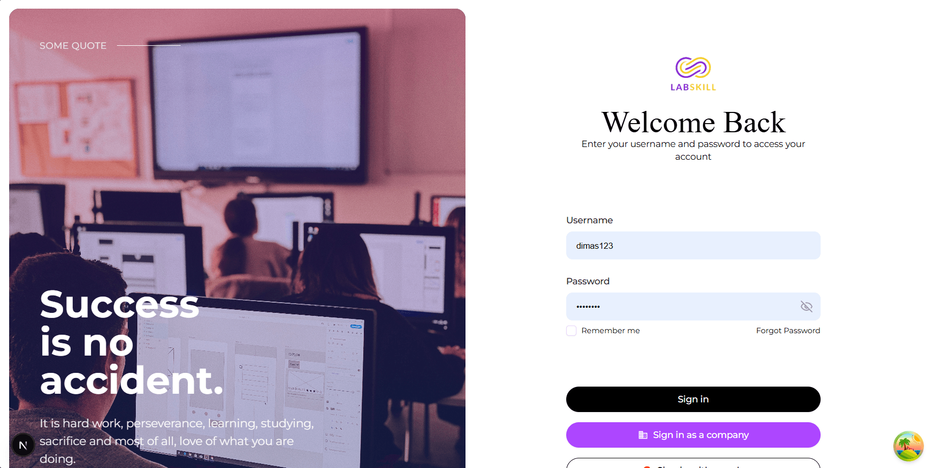 Modern UI/UX Design Screenshot